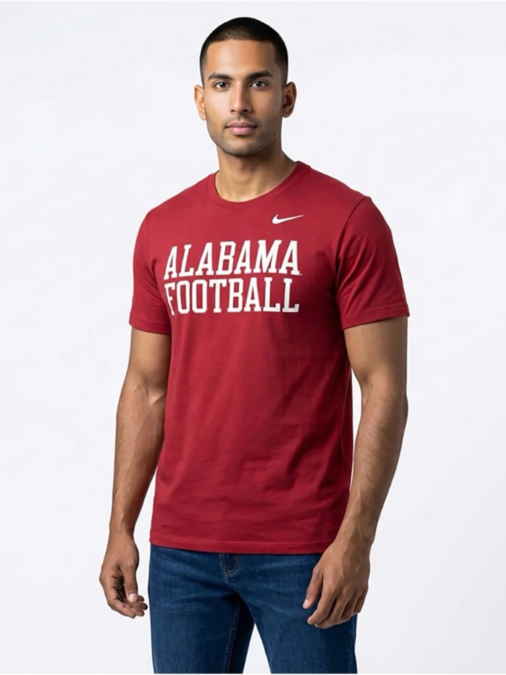 Nike Men's Alabama Football Short Sleeve T-Shirt - Crimson men size XXL